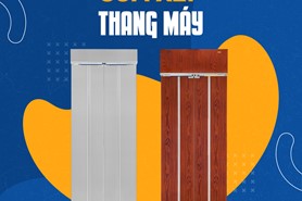 SẢN PHẨM CỬA XẾP & CỬA MỞ TAY NHẬP KHẨU DÀNH CHO THANG HOMELIFTS